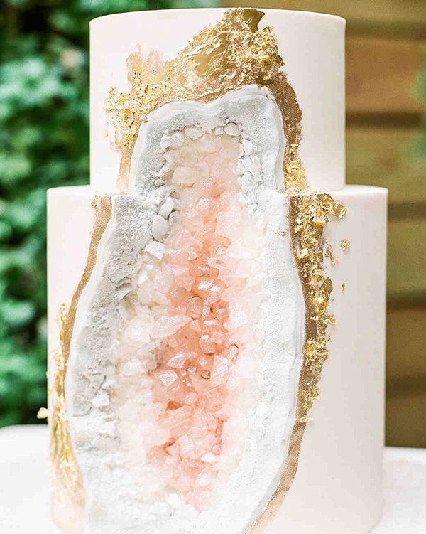 torta geode matrimonio 4